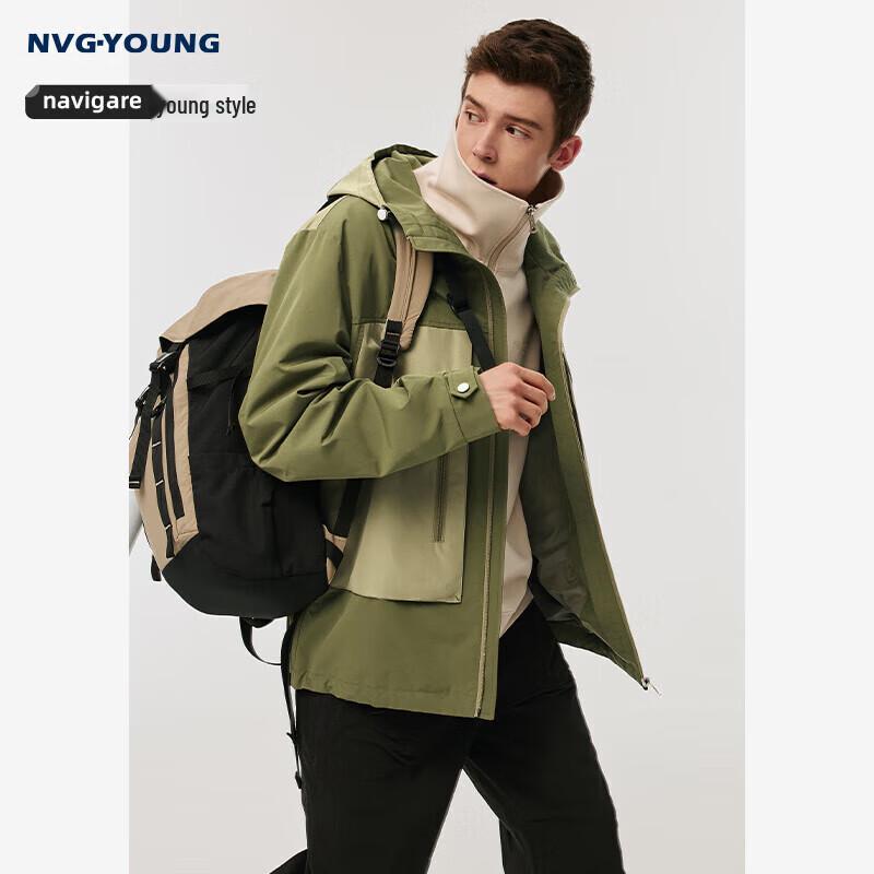 Мужская повседневная куртка с капюшоном NVG·YOUNG