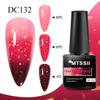Mtssii 7ml Gold Glitter Thermal Nail Gel Polish Temperature Color Changing Gel Polish Semi Permanent Soak Off UV Gel