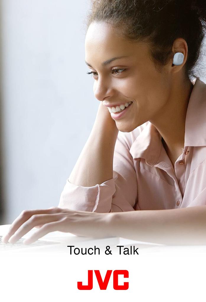 Полностью беспроводные наушники JVC Kenwood Компактный и легкий корпус Вес до 28 часов воспроизведения Функция внешней записи звука Водонепроницаемость