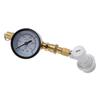 Beer Brew Adjustable Pressure Relief Valve Cola Keg Pressure Gauge Beer Keg Regulator 0?15PSI