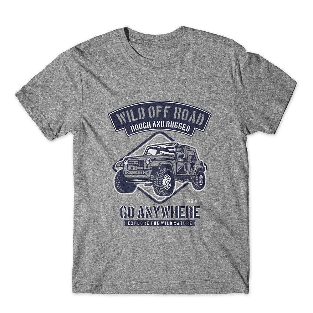 Футболка Wild Off Road. Футболка 4X4 100% хлопок Премиум Футболка НОВАЯ
