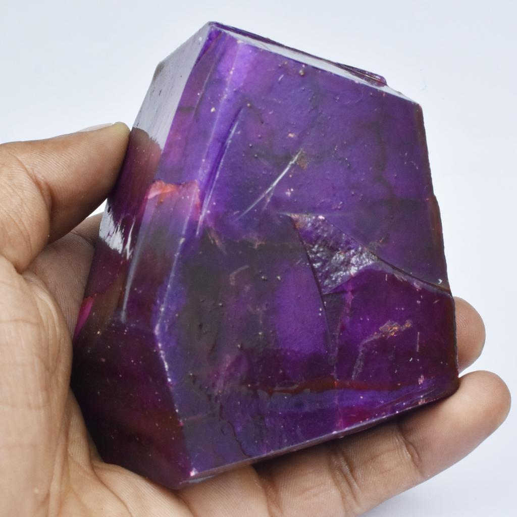 Natural Purple Sapphire 145 Ct Uncut Earth Mined Rough Rare Gemstone