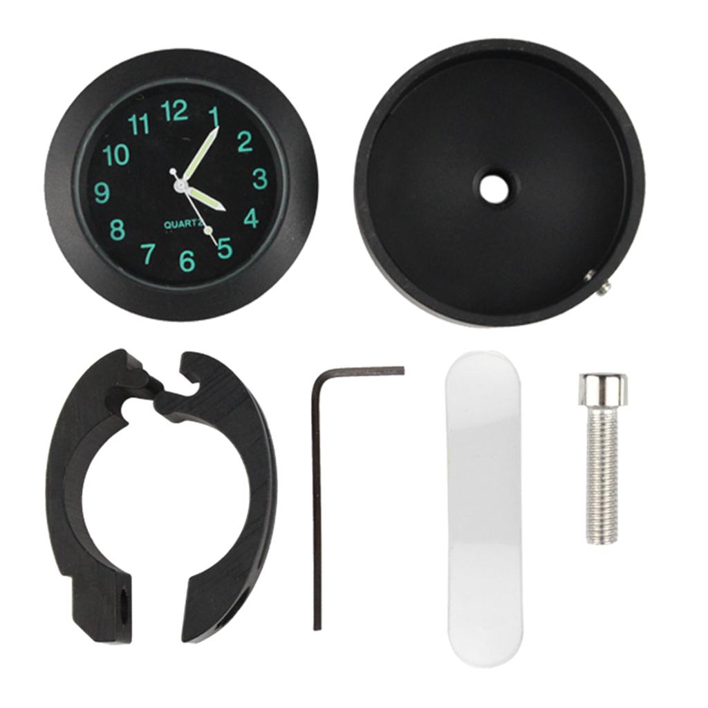 Модернизированные часы на руль мотоцикла, модификация часов на руль мотоцикла, крепление на руль, водонепроницаемые кварцевые часы