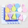 100pcs/bag New Artificial Tennis Racket Badminton Design Flat Back Resin Cabochons for Scrapbook