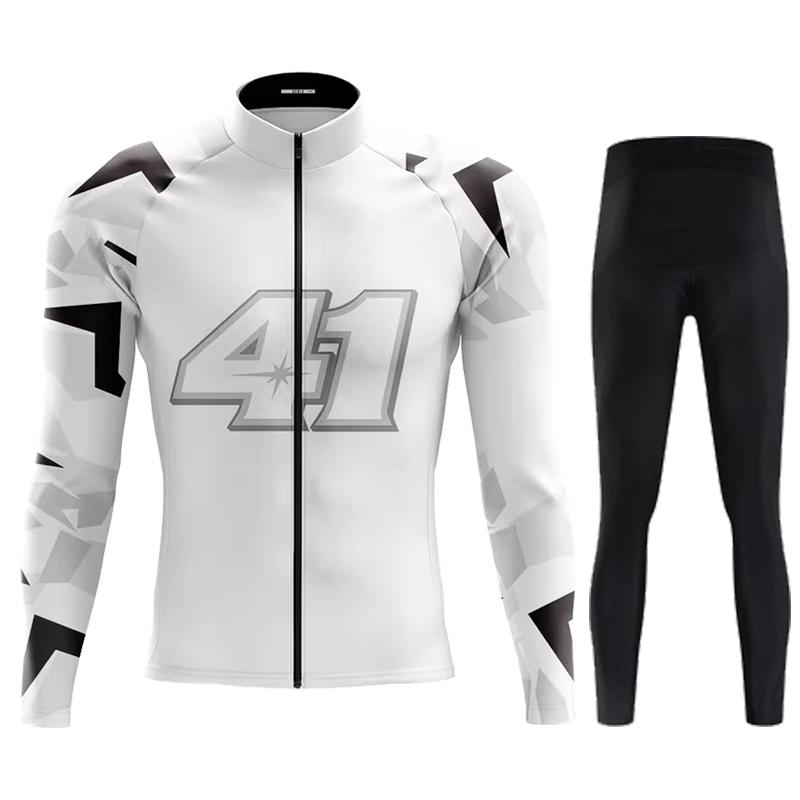 Pro Cycling Jerseys Sets Autumn Riding Long Sleeves Men Cycling Bib Set Bicycle Clothing Spring MBT Breathable Bike Clothes 2025
