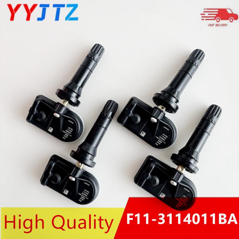 4PCS F11-3114011BA Car TPMS Tire Pressure Sensor Monitoring System For Jetour Traveller -24 For T2 2024 433MHz F113114011BA
