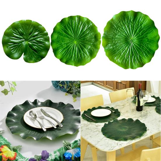 Зеленые искусственные листья, не выцветающие, полезные пальмовые листья