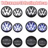 Car Wheel Hub Covers 4pcs 56MM 65MM Floating Center Caps For VW GTI Polo Golf 4 5 6 7 8 Touran CC Passat B5 B6 B7 accessories G4H8