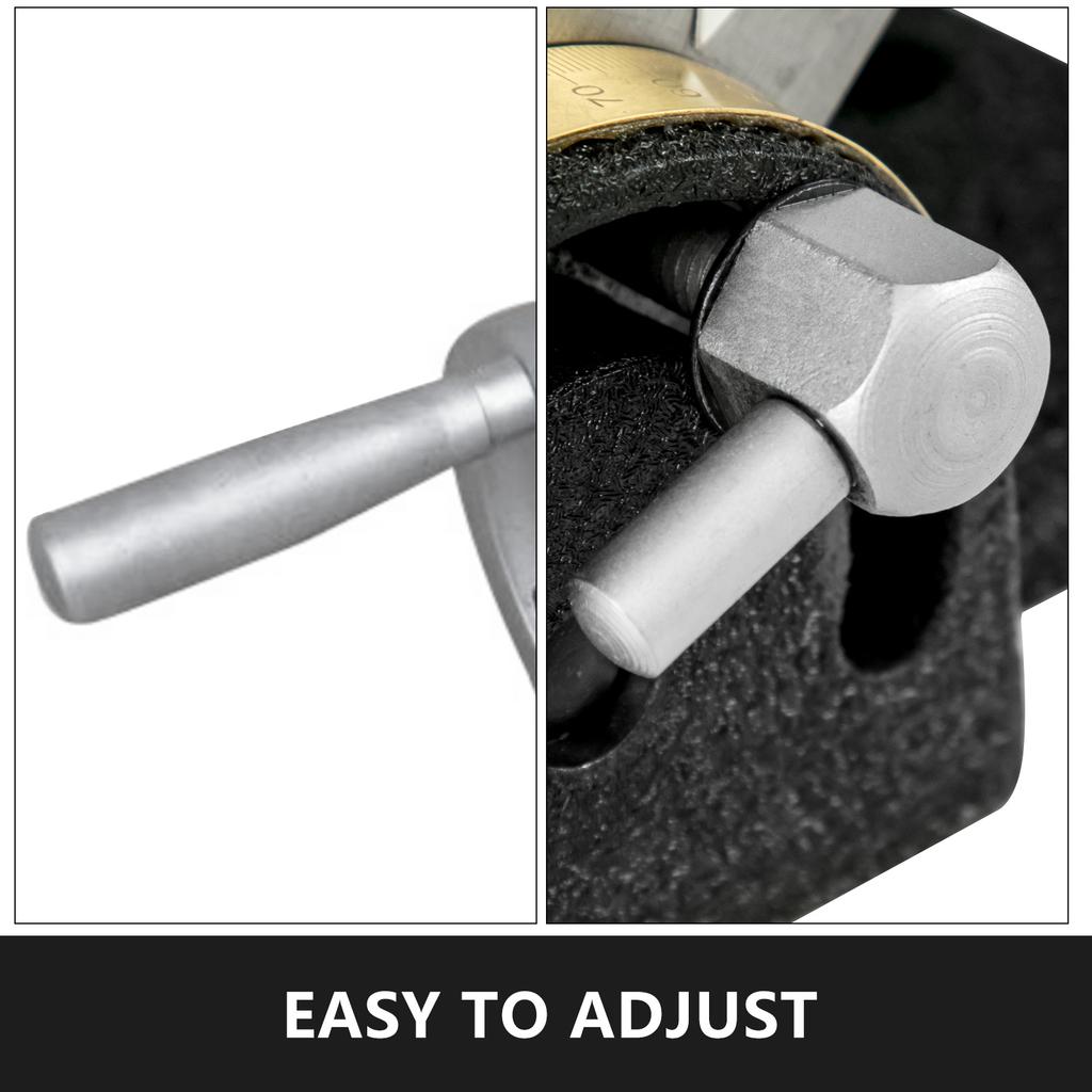 VEVOR Вертикальный и горизонтальный поворотный стол 4 дюйма/100 мм, 4 слота, прецизионный высоковольтный рабочий стол, наклоняющийся на 360 градусов, фрезерно-сверлильный станок