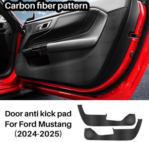 For Ford Mustang S650 2024-2027 Car Door Anti-Kick Protective Pad Protector Mats Cover Sticker Auto Interior Accessories