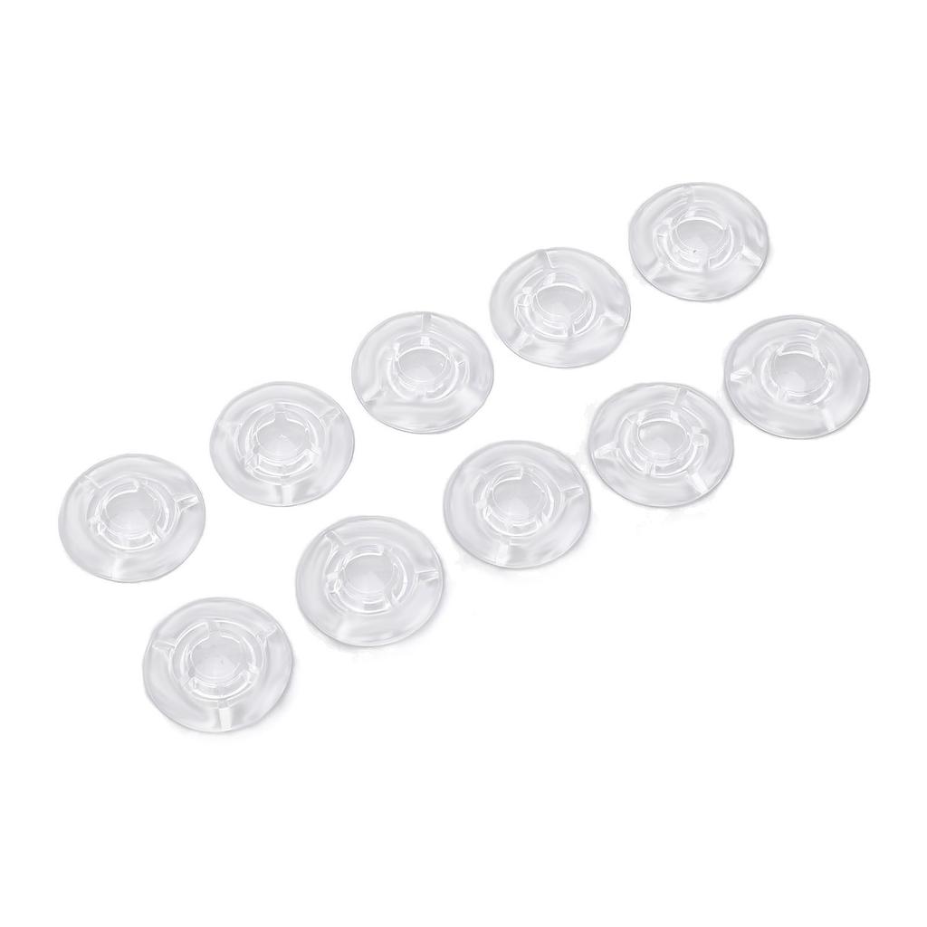 10Pcs Guitar Effect Pedal Footswitch Topper ABS Clear Single Pedal Footswitch Topper 10mm