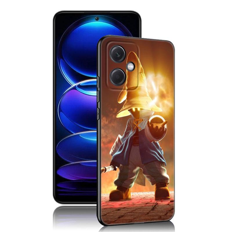 Game Final Fantasy Black Silicone Phone Case For Xiaomi Redmi Note 10 11 11S 12 13 4G 8 9 11T Pro 5G Plus 8T 9S 10S 12S
