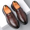 Fashion High Quality Fashionable Loafers Leather Men Business Formal Casual Leather Shoes Spring Men Soft and Comfortable Leather Shoes