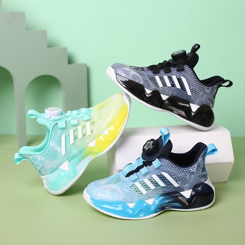 Спортивная обувь для мальчиков Classmate 2025 года, новинка, кроссовки для мальчиков, полые сетчатые кроссовки с дышащими пуговицами