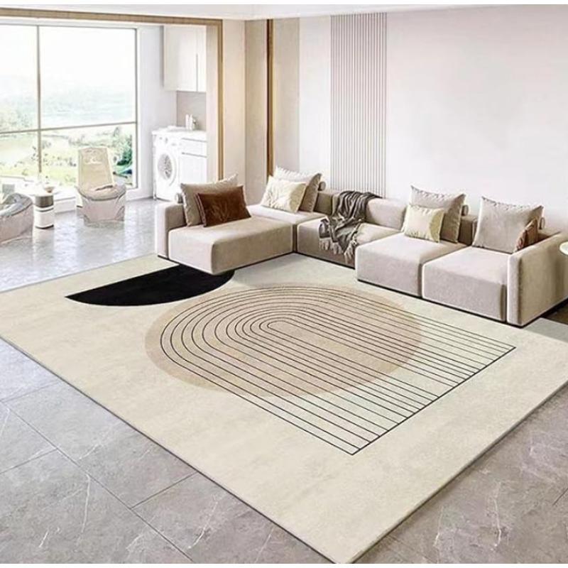 Modern Minimalist Geometric Living Room Carpet Home Bedroom Bedside Carpet Large-area Carpet Mat