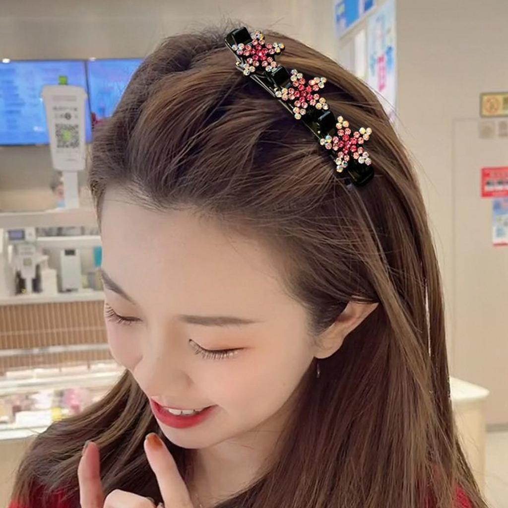 Crystal Star Hair Clip Fashionable Women Hair Barrettes Elegant Hair Pin for Women and Girls