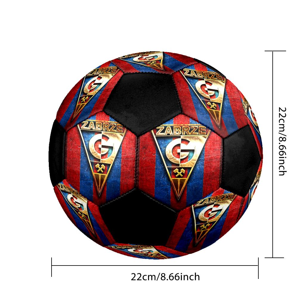 ZABRZE G Мяч для мини-футбола Цветной Машинная строчка ПВХ Размер 5 Готов к командным тренировкам и соревнованиям Прочный Высокий отскок Крутой спортивный подарок