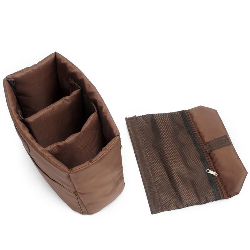 Thick Padded Camera Insert Bag DSLR With Waterproof Nylon Exterior Multi-Size Photography Carry Case Travel Daily Use