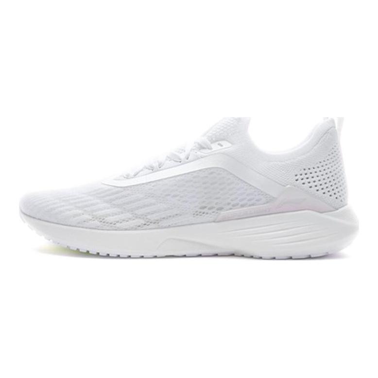 Li Ning Super Light 17 Износостойкие Дышащие Низкие Беговые Кроссовки Мужские Стандартные Белые ARBQ003-2