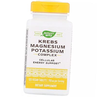 Магний и Калий Хелат, Krebs Magnesium Potassium, 120вегтаб (36344120)