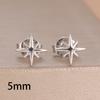 Fashion Minimalist Star Stud Earring For Women 14K Gold Plated Simple Mini Daily Temperament Star Earrings Piercing Jewelry Gift