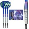 Target Japan Rising Sun G9 No Groove Haruki Muramatsu Tungsten 2BA Soft Tip Dart 6 Shape Flights and 2BA Black Pixel Tip Sun No 95% K-Flex Set, 19g,