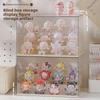 Bubble Mart Acrylic Display Stand for Collectibles: Transparent Wall-Mount Box for Model Dolls and Handcrafted Items