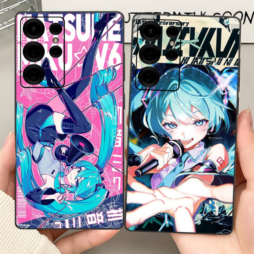 Popular Singer M-MikuS Cute Phone Case For Samsung S 24 fe 25 Ultra plus 20 lite 21 30 22 23 24 22 Ultra 5G Fundas