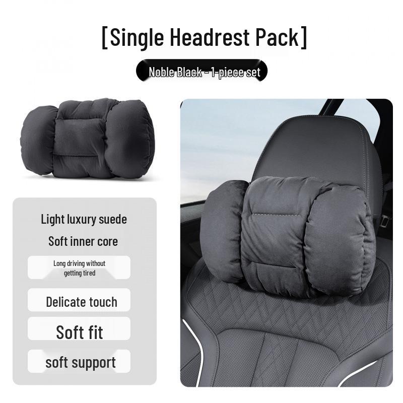 Honda Car Accessories: Flannel Headrests, Lumbar Supports & Neck Pillows for CRV, Fit, 11th Gen Civic & Accord.