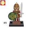 Medieval Knights Roman Commander Spartan Crusader Viking Warrior Middle Age Army Soldier Block Toys