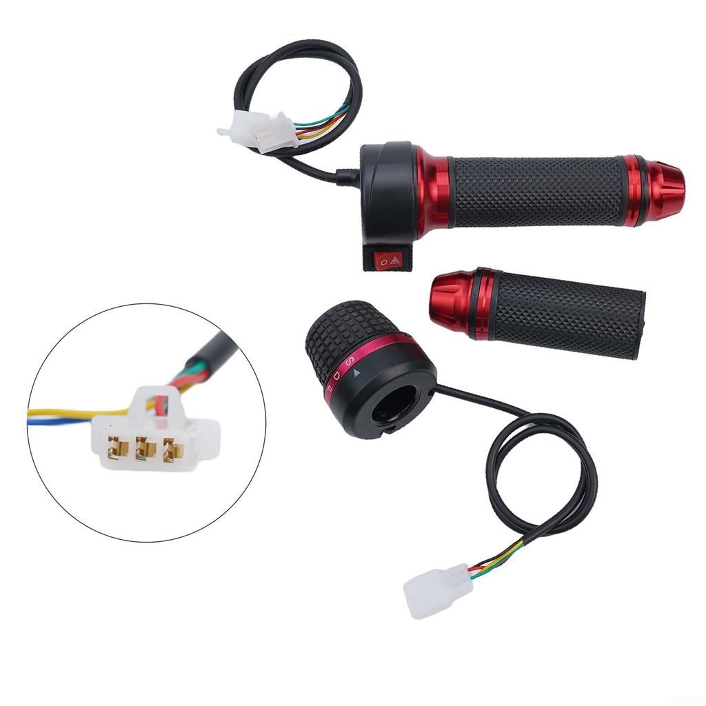 Ровный электрический АБС шестерни ручки 4 дроссельной заслонки велосипеда + резиновый материал