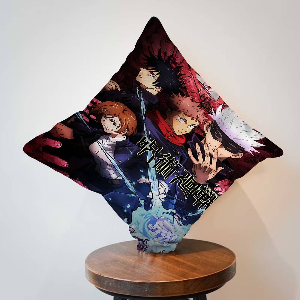 Jujutsu Kaisen Anime Personalized Picture Text Home Decorative Pillows Household Gifts 45X45Cm