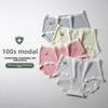 Women's Spring and Autumn Pure Cotton Middle Waist 10A Class Antibacterial Briefs