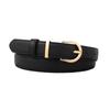 Leather Belt Vintage Women Versatile Decorative Waistband Casual Jeans Strap