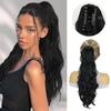 Synthetic Claw Ponytail Wig High Temperature Fiber Extensions Long Wavy Curly Easy To Wear Ponytail For Women