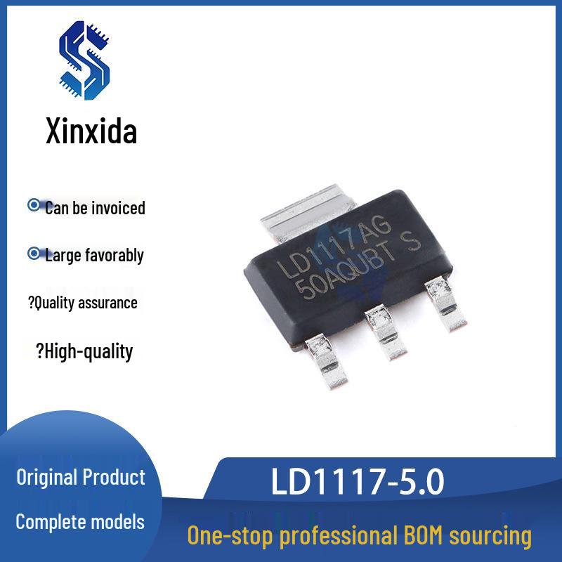 LD1117-5.0 SOT-223 Voltage Regulator IC for Power Management