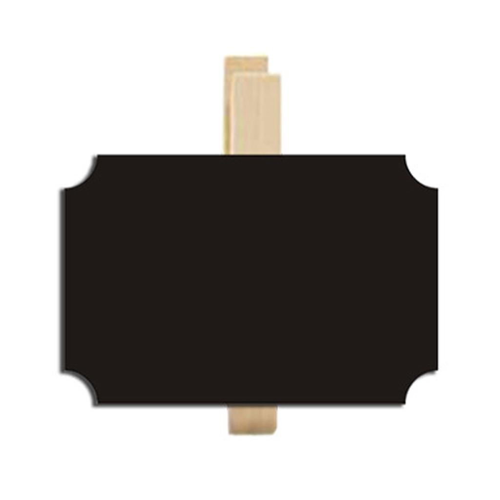 50Pcs Small Chalkboard Signs with Clips Small Wood Blackboard with Pegs for Wedding Birthday Place Card Name Card