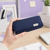 Oxford Cloth Solid Color Pencil Pouch Large Capacity Stationery Organizer  Student Use