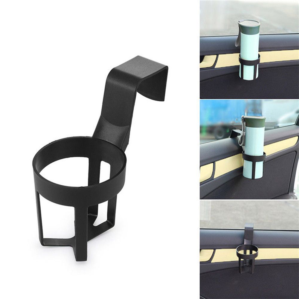 Black Universal Mount Stand Door Mount Beverage Bottle Cup Car Drink Holder Cup Stand