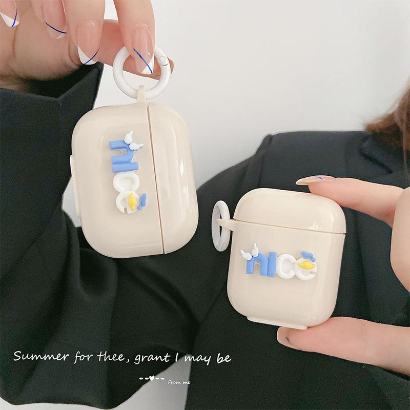 Простой ветер Яблоко Airpodsi Защитный чехол от падения для Airpods Pro Для красивых японских маленьких свежих
