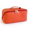 Макарони Края Складная Косметика Большая Корейская Корейская Мерч Сумка, Мешочек, Вместимость, Стиль, (оранжевый)