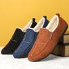 Men's Shoes Autumn and Winter Doudou Shoes Men's Korean Version Versatile Old Beijing Cloth Shoes Velvet Warm Men's Casual Shoes Student Shoes