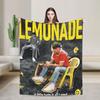 Плед Louis Tomlinson Lemonade Tour для путешествий в самолете, фланелевый плед для улицы, теплый, мягкий, индивидуального качества, покрывало