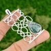 Solar Moss Agate Pendant 925 Sterling Silver Pendant Gemstone Jewelry Handmade Pendant Anniversary Gifts