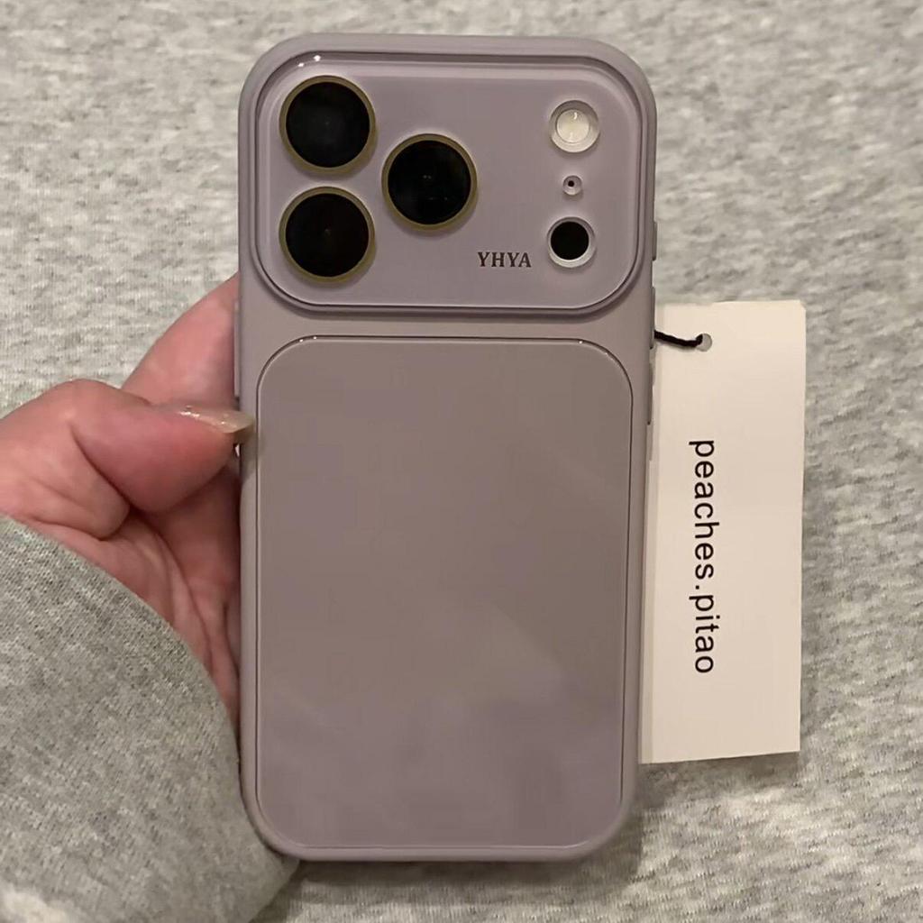 Трансформируемый чехол-книжка для iPhone 17 Pro Max (окно в сплошной цвет)