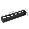 Black Wine Glass Rack 6 Holes Cup Storage Organizer Reusable Cup Holders Stand  Restaurant