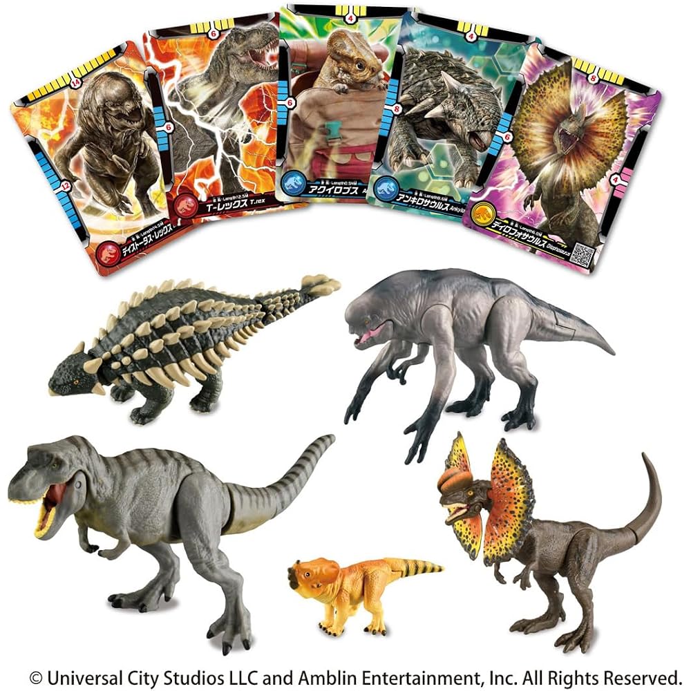 TAKARA TOMY Игрушка-динозавр Ania Jurassic World D-Rex DX Set для детей от 3 лет