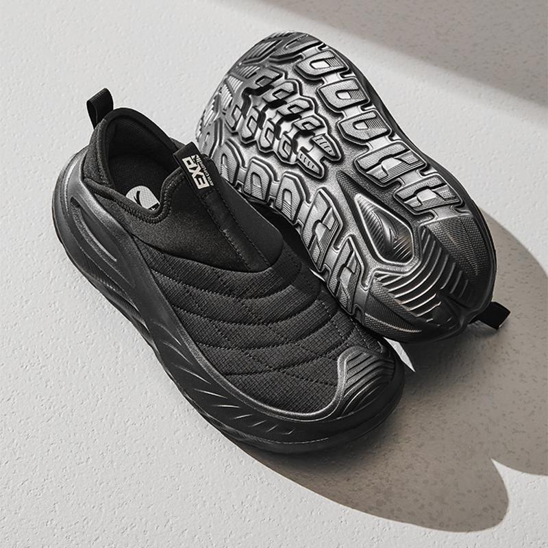 Anta Fashionable Versatile Wear Resistant Breathable Lightweight Low Top Casual Shoes Men Sneaker Black 912537750-1