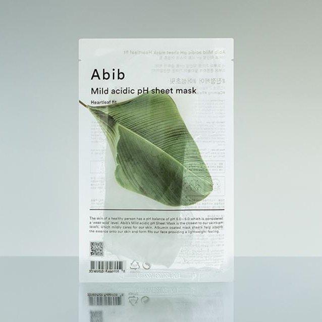 ABIB Mild Acidic pH Sheet Mask #Heartleaft Fit 10EA