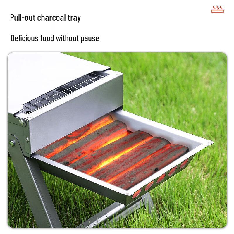 Portable Foldable Charcoal BBQ Grill